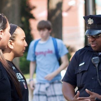 Within the 4 block radius of temple university's police as first responders